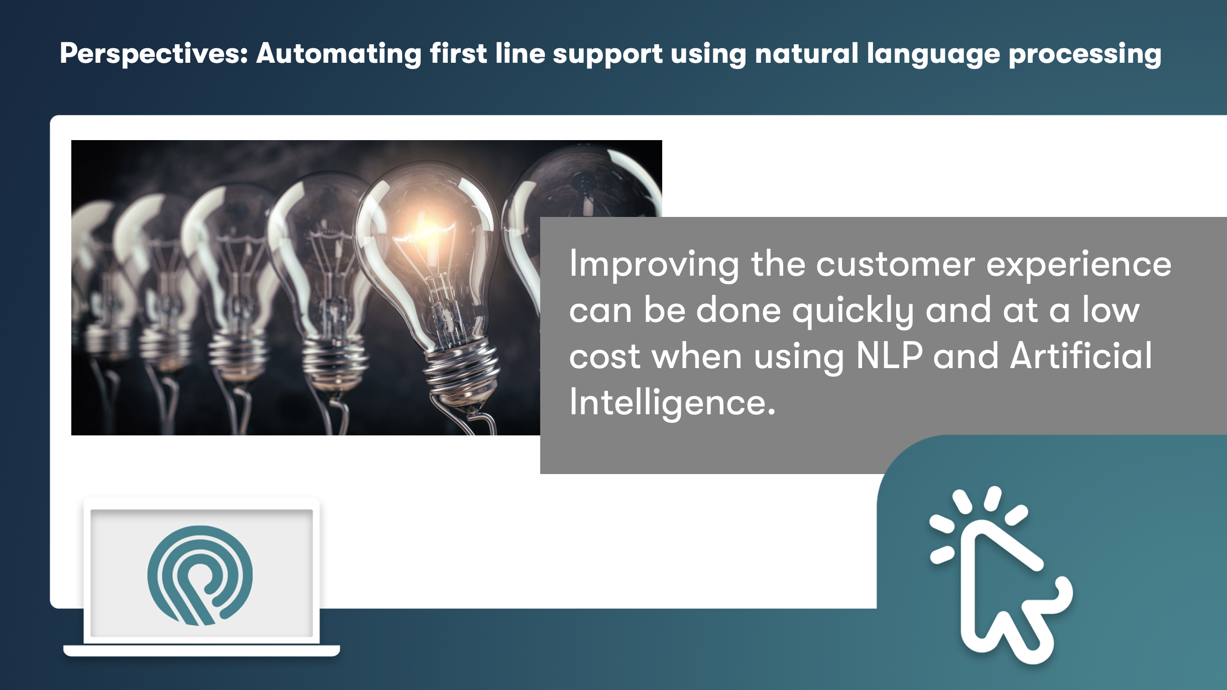 Perspectives: Automating first line support using natural language processing