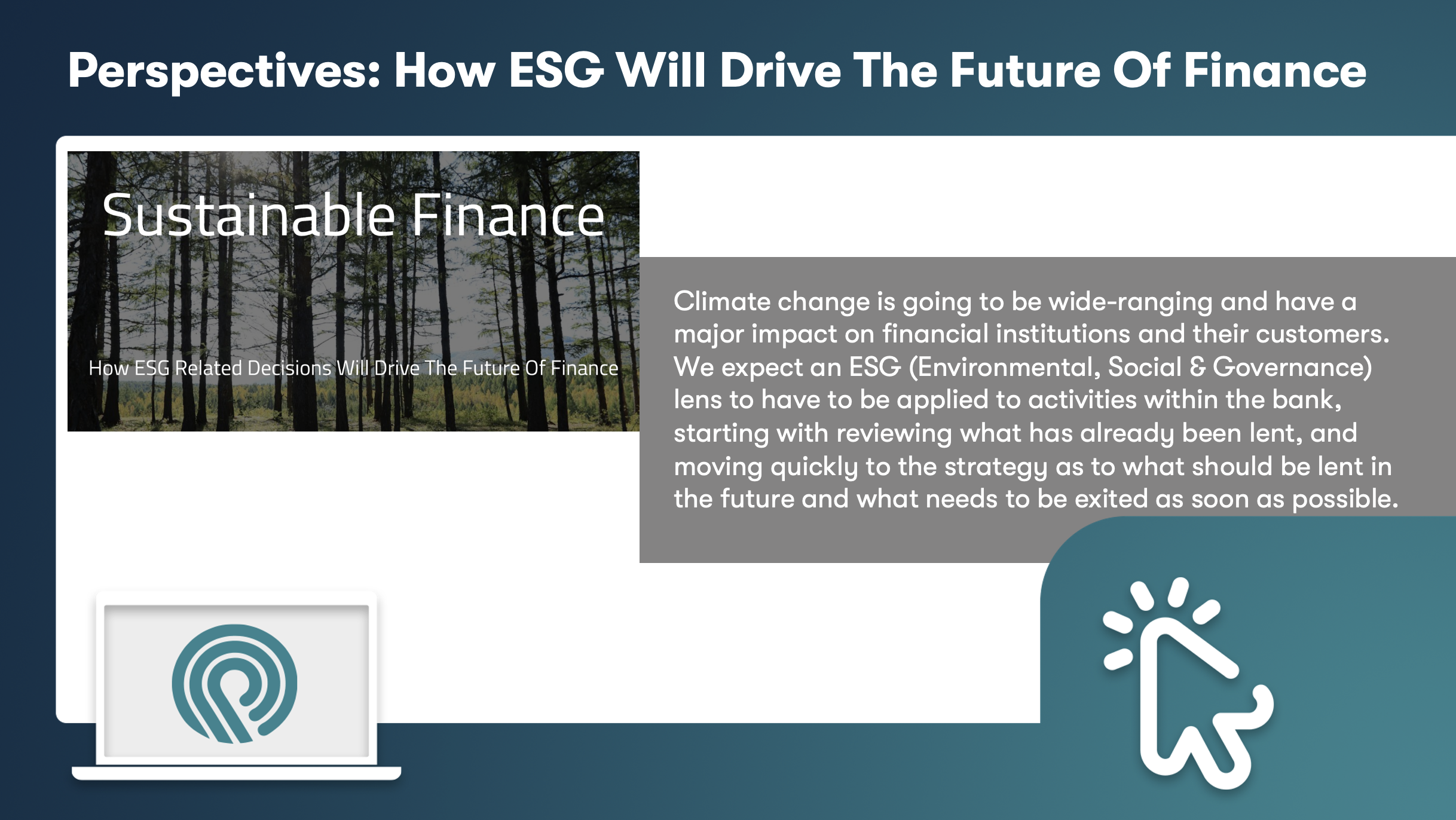 Perspectives: Sustainable Finance