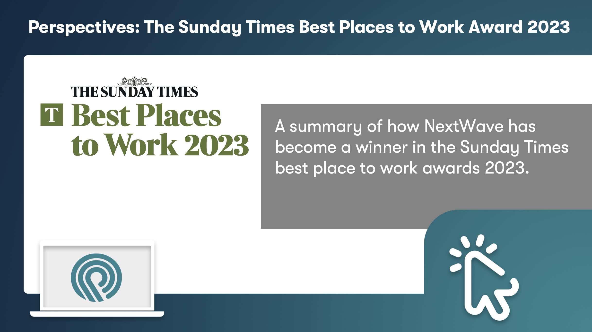 NextWave Perspectives: The Sunday Times Best Places to Work Award 2023