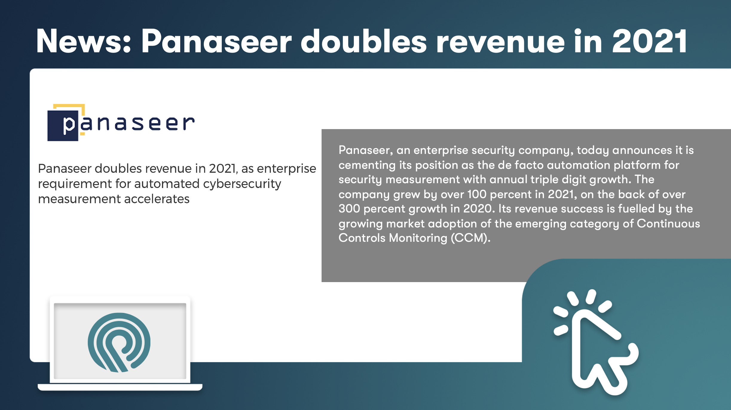 News: Panaseer doubles revenue in 2021