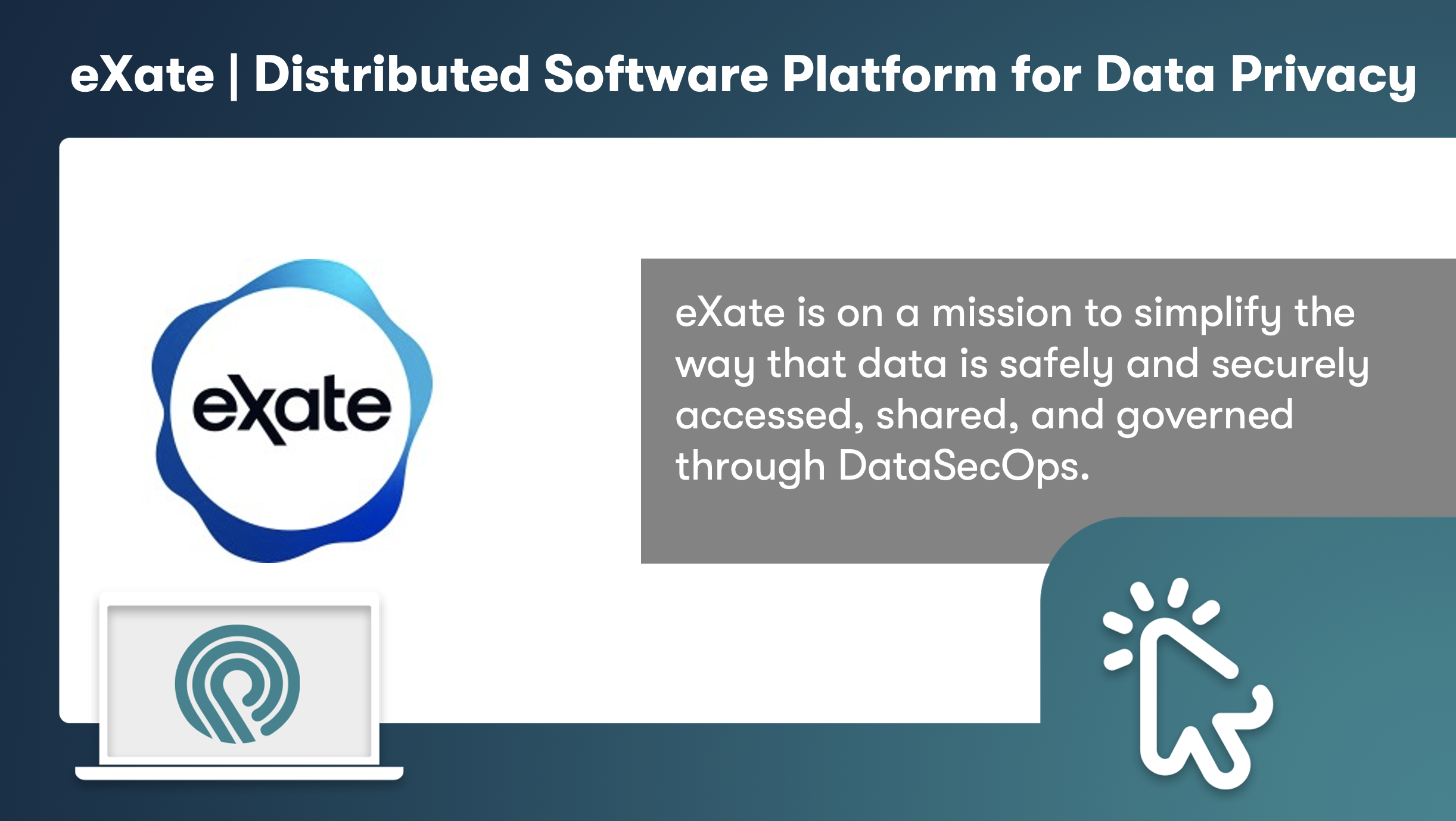 eXate | Distributed Software Platform for Data Privacy