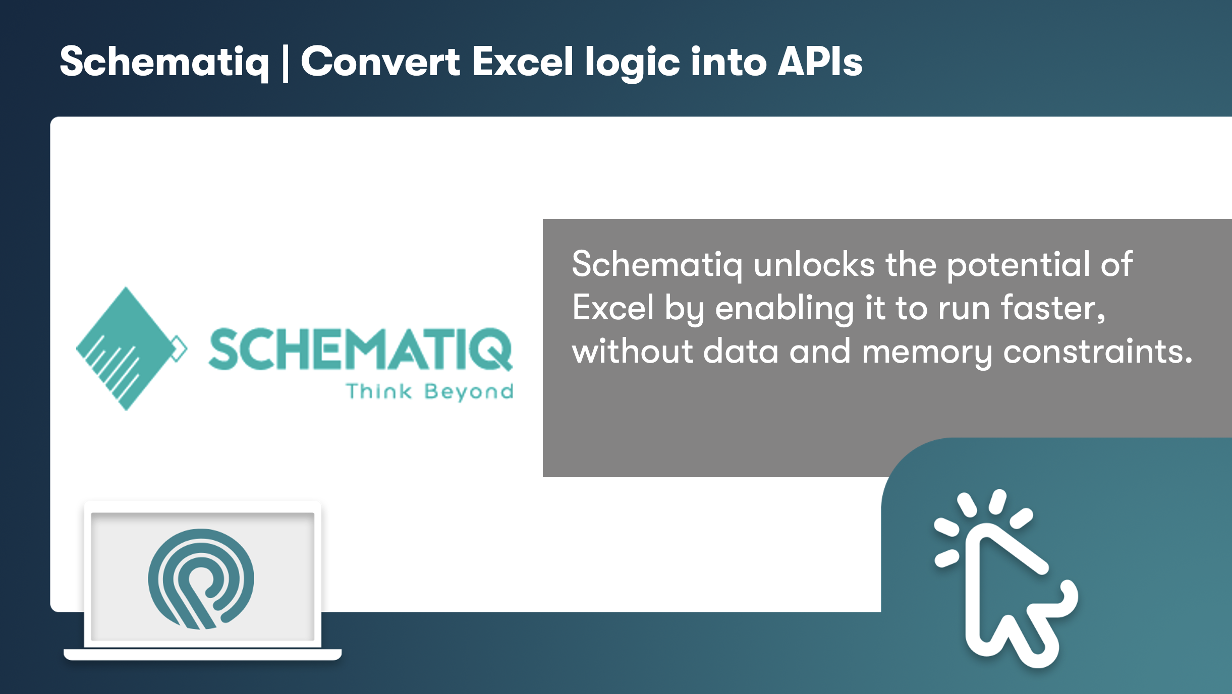 Schematiq | Convert Excel logic into APIs