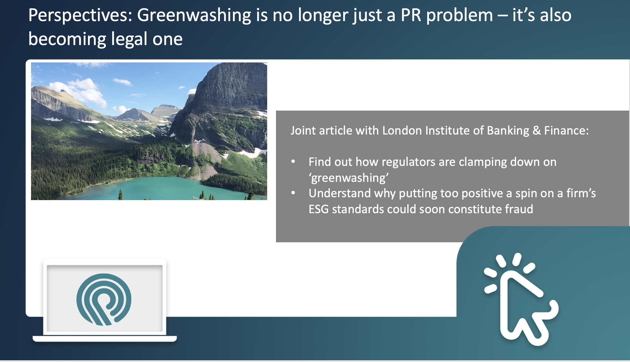 Greenwashing is no longer a PR problem – it’s also a legal one